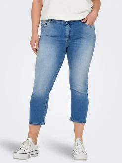 CARWILLY Mittlere Taille capri Skinny Fit Jeans