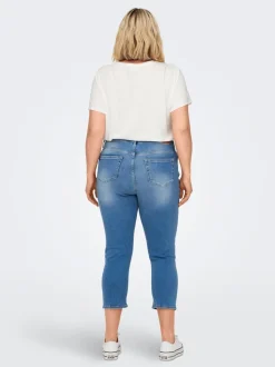 CARWILLY Mittlere Taille capri Skinny Fit Jeans