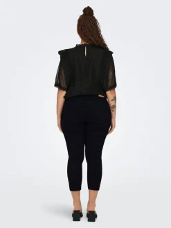 CARWILLY Mittlere Taille capri Skinny Fit Jeans