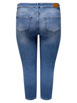 CARWILLY Mittlere Taille capri Skinny Fit Jeans