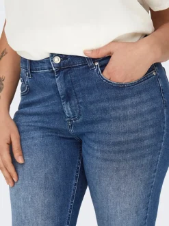 CARWILLY Mittlere Taille capri Skinny Fit Jeans