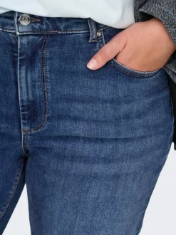 CARWILLY Mittlere Taille Gerade geschnitten Jeans