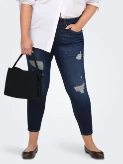 CARWILLY Mittlere Taille Skinny Fit Knöchellang Jeans