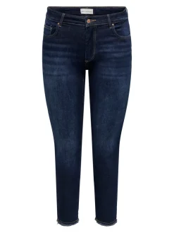 CARWILLY Mittlere Taille Skinny Fit Knöchellang Jeans