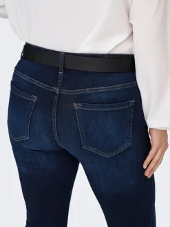CARWILLY Mittlere Taille Skinny Fit Knöchellang Jeans