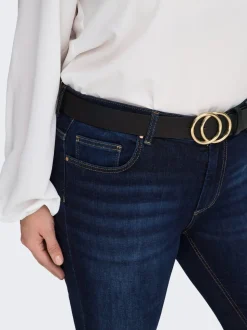 CARWILLY Mittlere Taille Skinny Fit Knöchellang Jeans