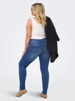 CARWILLY Mittlere Taille Skinny Fit Knöchellang Jeans