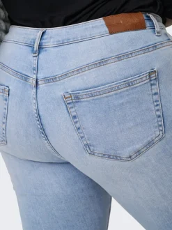CARWILLY Mittlere Taille Skinny Fit Knöchellang Jeans