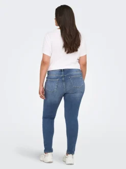 CARWILLY Mittlere Taille Skinny Fit Knöchellang Jeans