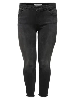 CARWILLY Mittlere Taille Skinny Fit Knöchellang Jeans