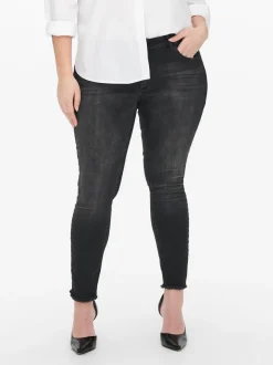 CARWILLY Mittlere Taille Skinny Fit Knöchellang Jeans