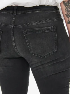 CARWILLY Mittlere Taille Skinny Fit Knöchellang Jeans
