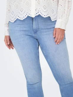 CARWILLY Mittlere Taille Skinny Fit Knöchellang Jeans
