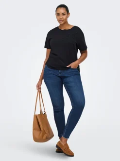 CARWILLY Skinny Fit Knöchellang Jeans