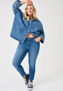 CARWILLY Skinny Fit Knöchellang Jeans