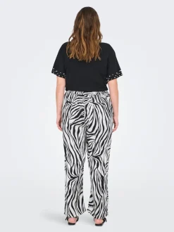 CARYAVA Normal geschnitten Hose mit weitem Beinschnitt