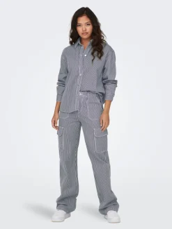 JDYABBY Weiter Beinschnitt Hose mit weitem Beinschnitt