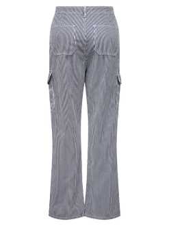 JDYABBY Weiter Beinschnitt Hose mit weitem Beinschnitt