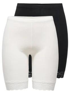 JDYAVA Enger Schnitt 2er-pack Bikershorts