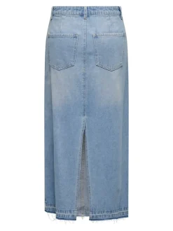 JDYBELLA Denim Jeansrock Langer Rock