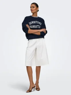 JDYBIANCA Hohe Taille Normal geschnitten Bermuda Shorts