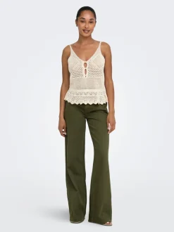 JDYCARINA Hohe Taille Weiter Beinschnitt Jeans