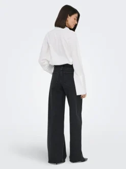JDYCARINA Hohe Taille Weiter Beinschnitt Jeans