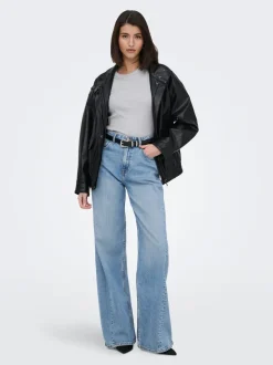 JDYCARINA Hohe Taille Weiter Beinschnitt Jeans