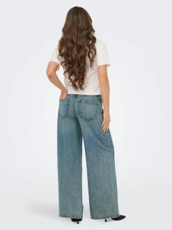 JDYCARINA Hohe Taille Weiter Beinschnitt Jeans