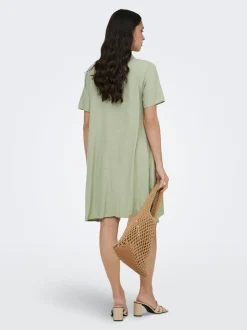 JDYCAYA Leinen Kurzes Kleid