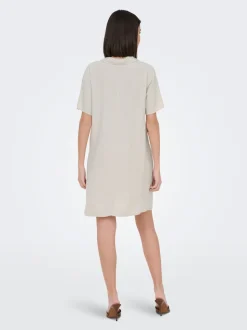 JDYCAYA Leinen Kurzes Kleid