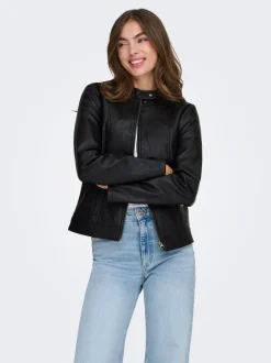 JDYEMILY Kunstlederjacke