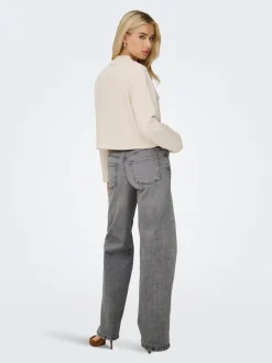 JDYFELINA-FINA Hohe Taille Weiter Beinschnitt Jeans