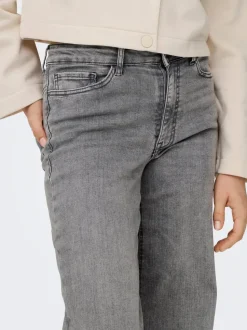 JDYFELINA-FINA Hohe Taille Weiter Beinschnitt Jeans