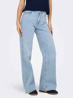 JDYFELINA-FINA Hohe Taille Weiter Beinschnitt Jeans