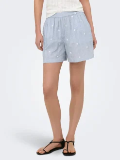 JDYFIA Hohe Taille Normal geschnitten Lässige Shorts