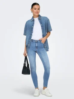 JDYFINA Mittlere Taille Skinny Fit Knöchellang Jeans
