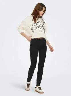 JDYFINA Mid Rise Skinny Fit Jeans