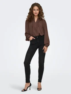 JDYFINA Mittlere Taille Skinny Fit Knöchellang Jeans