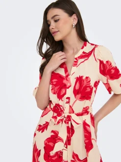 JDYFLORA Midikleid
