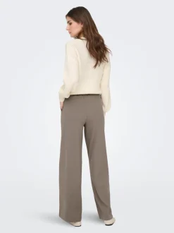 JDYGEGGO Weiter Beinschnitt Hose mit weitem Beinschnitt