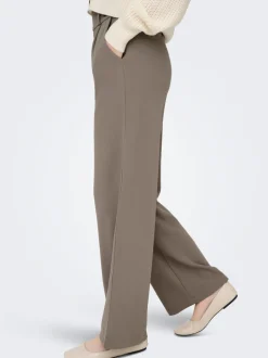 JDYGEGGO Weiter Beinschnitt Hose mit weitem Beinschnitt