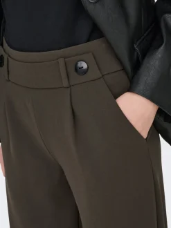 JDYGEGGO Weiter Beinschnitt Hose mit weitem Beinschnitt
