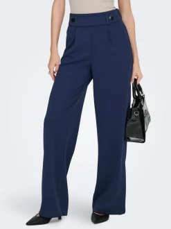 JDYGEGGO Weiter Beinschnitt Hose mit weitem Beinschnitt