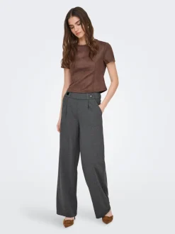 JDYGEGGO Weiter Beinschnitt Hose mit weitem Beinschnitt