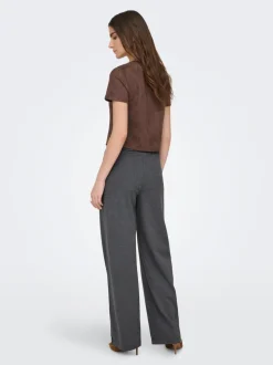 JDYGEGGO Weiter Beinschnitt Hose mit weitem Beinschnitt