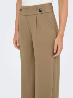 JDYGEGGO Weiter Beinschnitt Hose mit weitem Beinschnitt