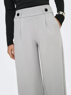 JDYGEGGO Weiter Beinschnitt Hose mit weitem Beinschnitt