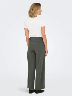 JDYGEGGO Weiter Beinschnitt Hose mit weitem Beinschnitt
