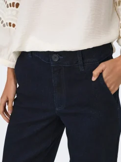 JDYGEGS Hohe Taille Weiter Beinschnitt Jeans